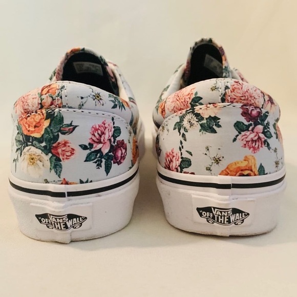 VANS Floral Lace Up Sneakers - Picture 3 of 8